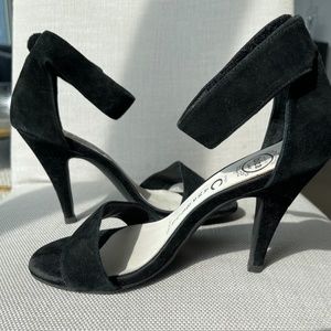 Jeffrey Campbell Black Velvet Heels